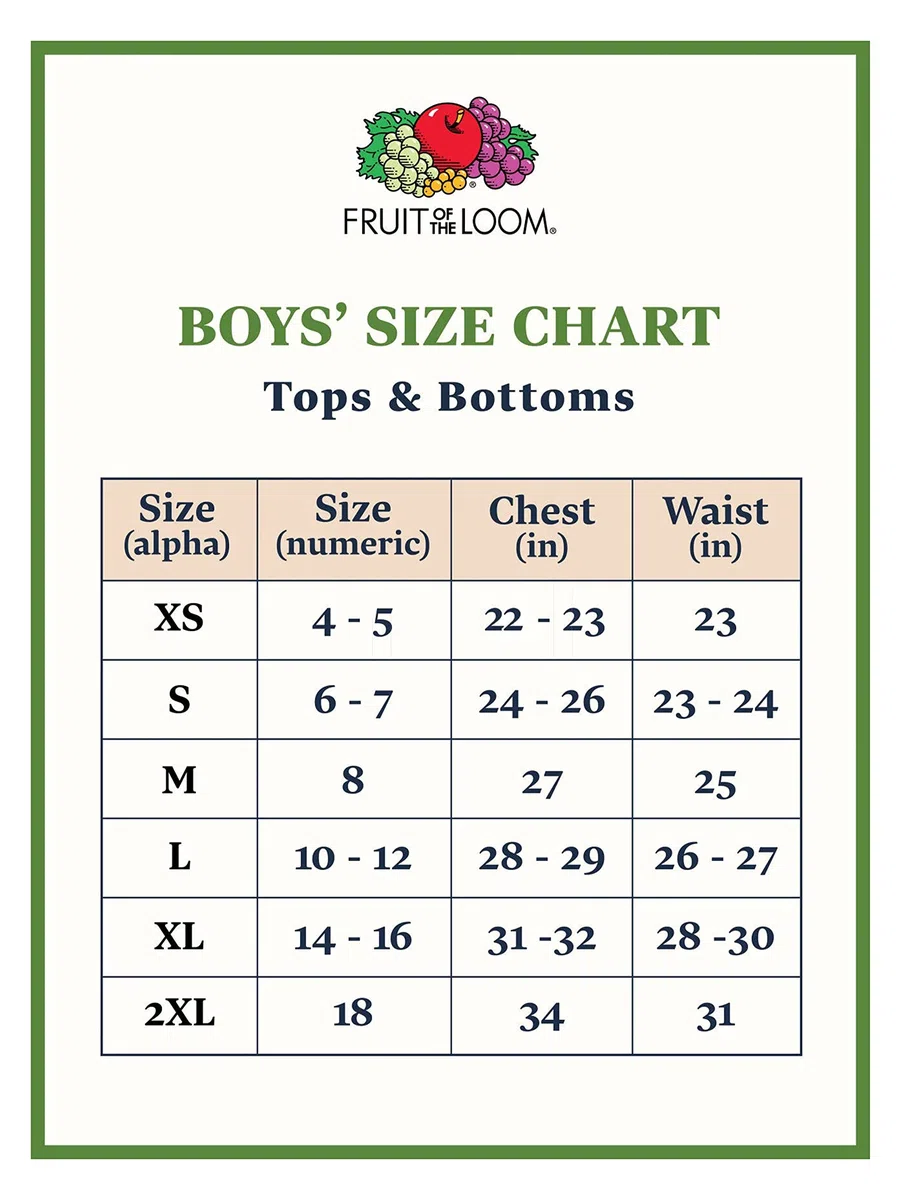 Fruit of the Loom Fleece Full Zip Hoodie Sweatshirt Camicia Bambini e Ragazzi