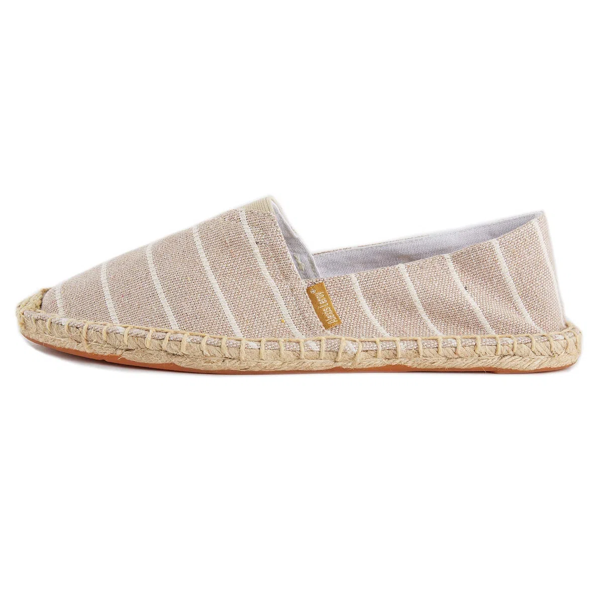 Alexis Leroy Women Summer Stripe Canvas Flat Espadrilles