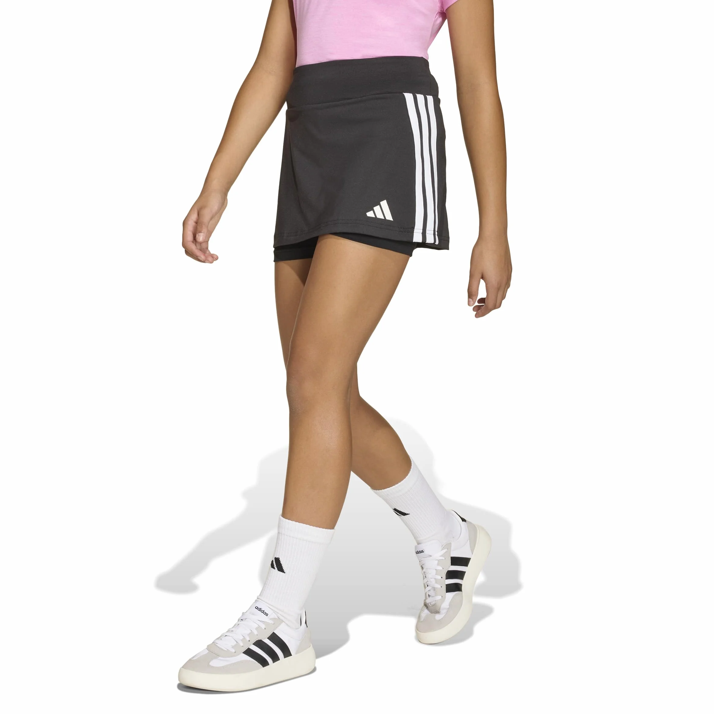 Adidas Train Essentials 3-Stripes Skorts Gonna Bambine e Ragazze (Pacco da 1)