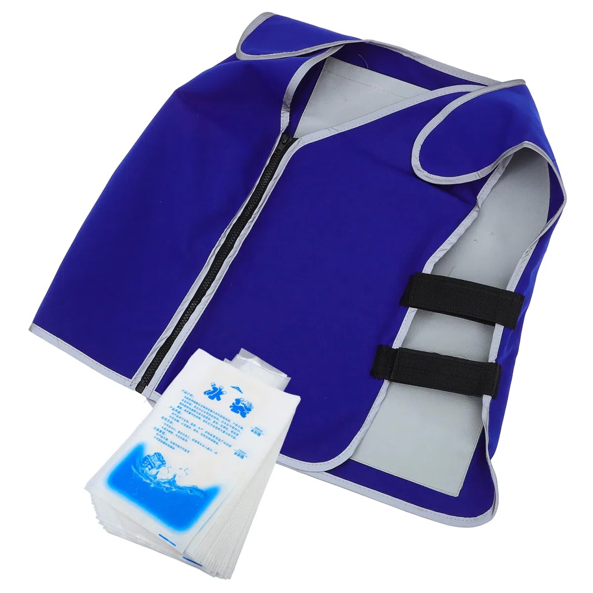 Garneck Giubbotto refrigerante per uomo e donna – Gilet da ghiaccio con sacchetti refrigeranti per attività estive – ideale per la pesca in bicicletta e in giardino leggero gilet freddo per un comfort