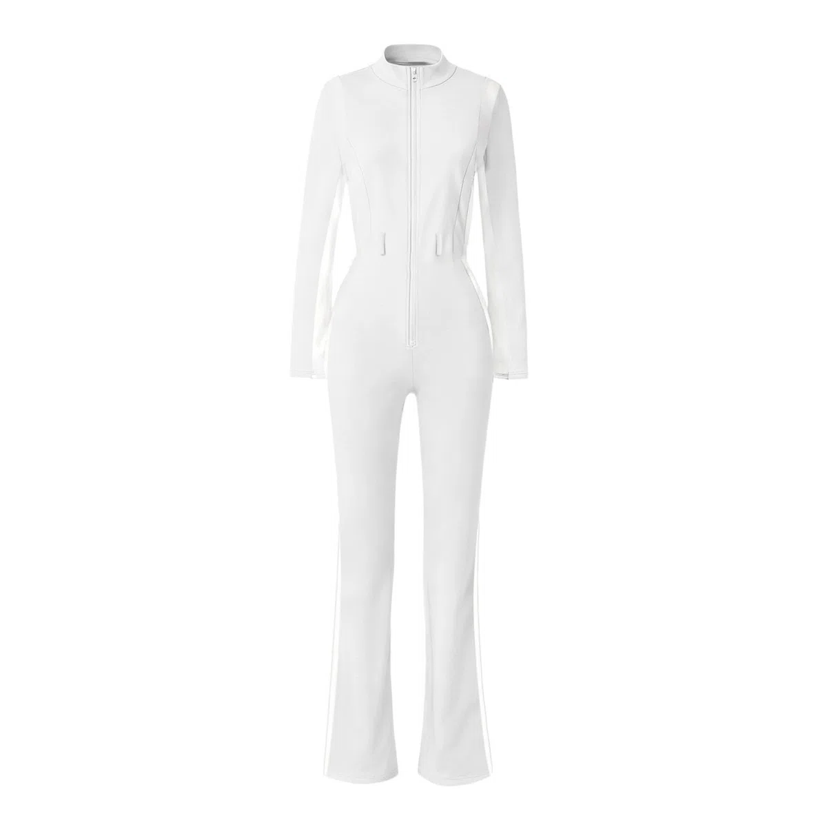 Tuta da sci da donna, elegante tuta da sci invernale, tuta da neve, tuta da sci, tuta da sci calda, tuta da sci alla moda, con chiusura lampo