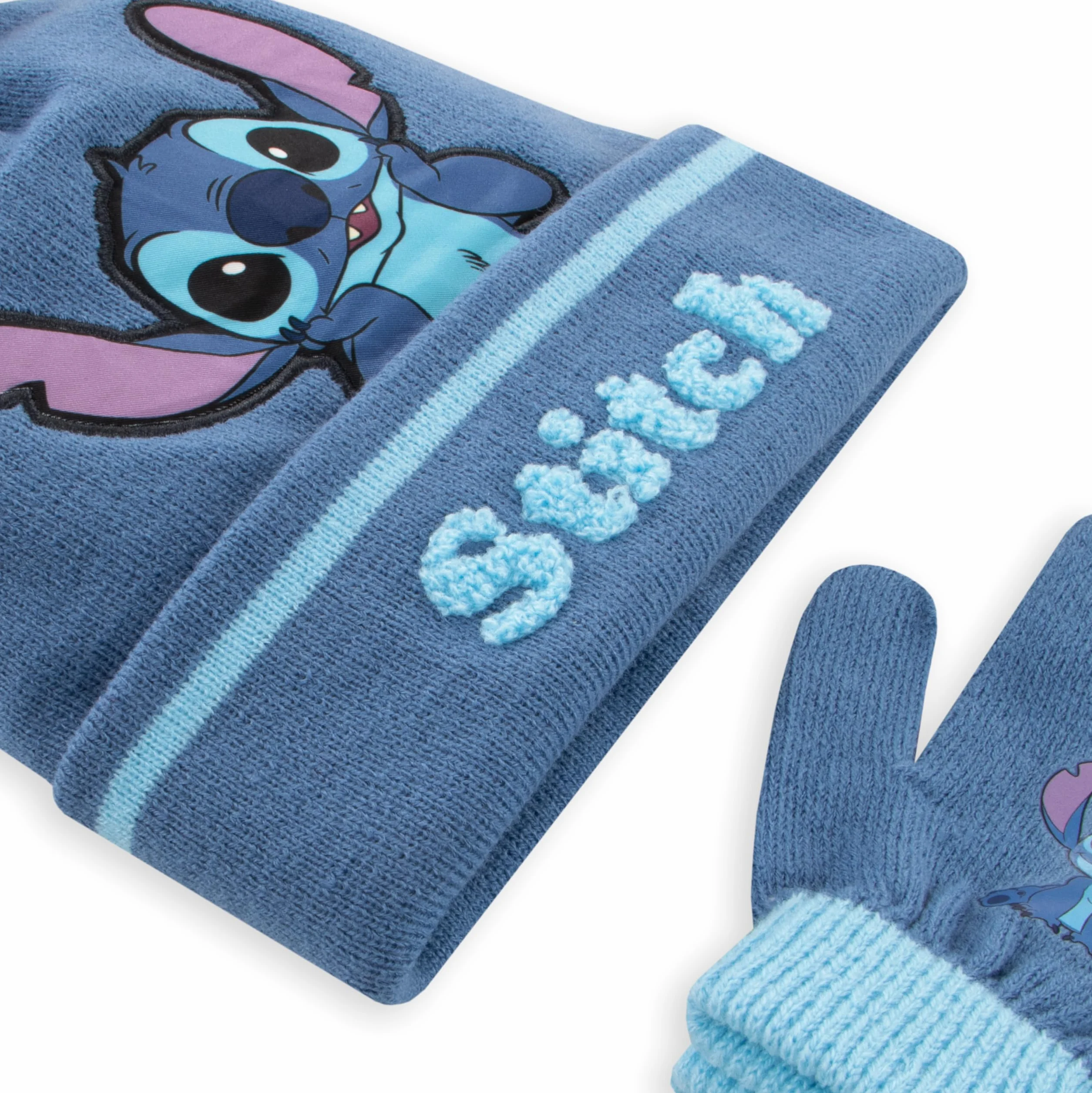 Disney Cappello E Guanti Cappello Stitch | One Size Blu