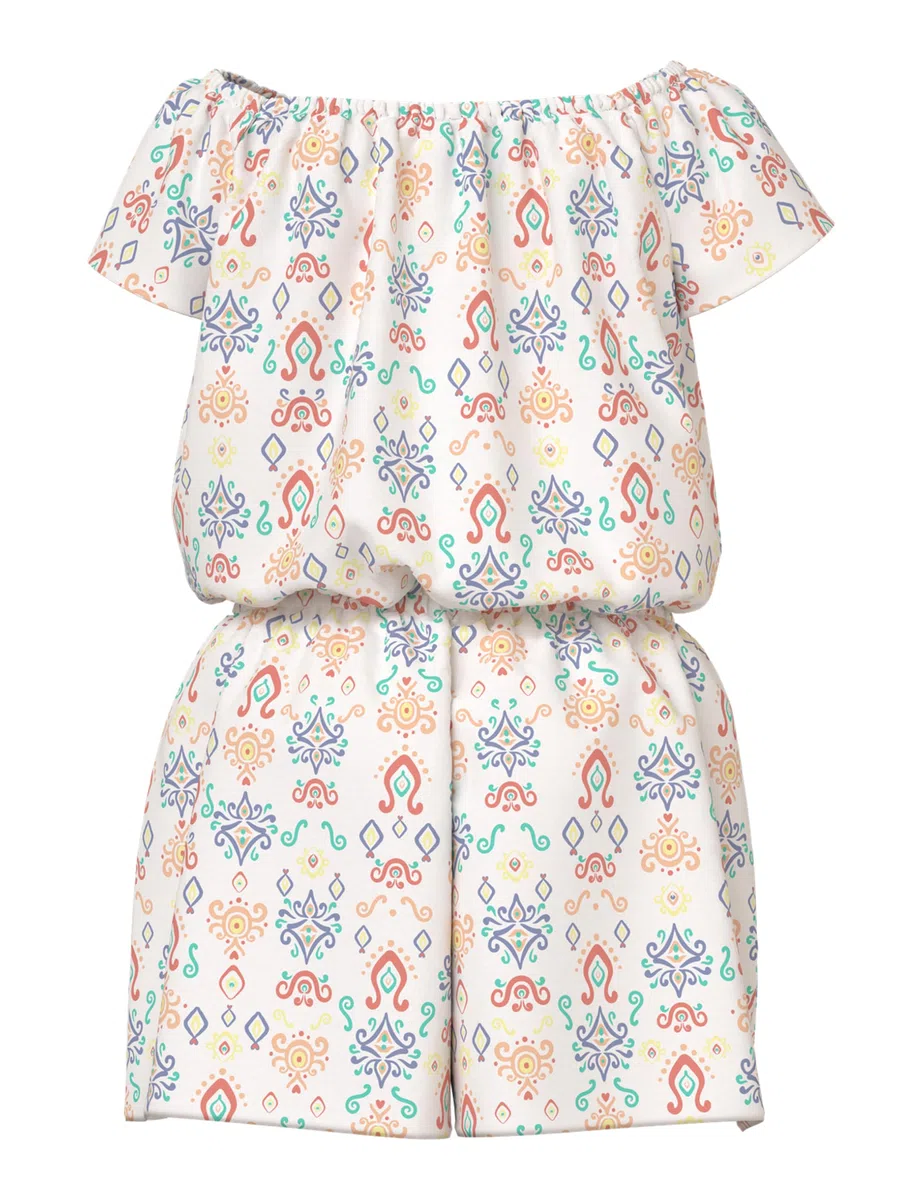 NAME IT Nkfvinaya Ss Playsuit Fffff Noos Nkfvinaya Ss Playsuit Fffff Noos Bambine e ragazze (Pacco da 1)
