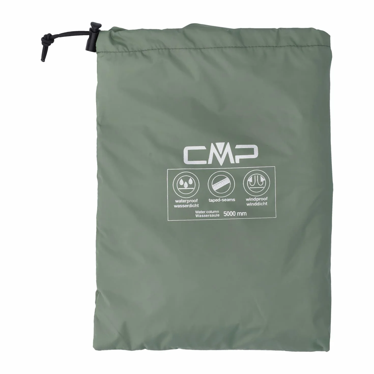 CMP Man Jacket Rain Fix Hood Giacca da pioggia Uomo