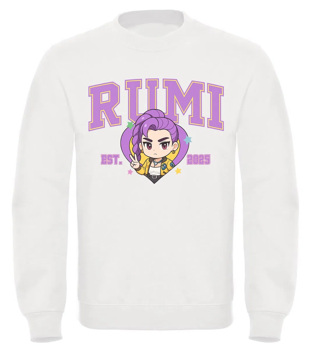 Felpa Girocollo Anime di Rumi Bambina Unisex Spedizione Express