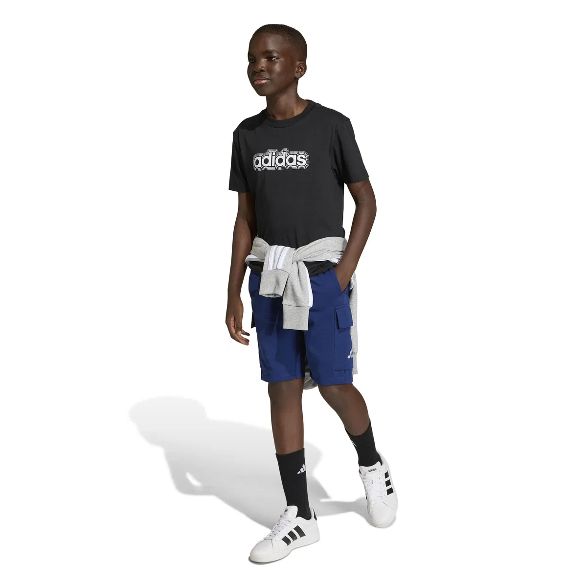 Adidas - Essentials Cargo, Pantaloncini Unisex - Bambini e Ragazzi