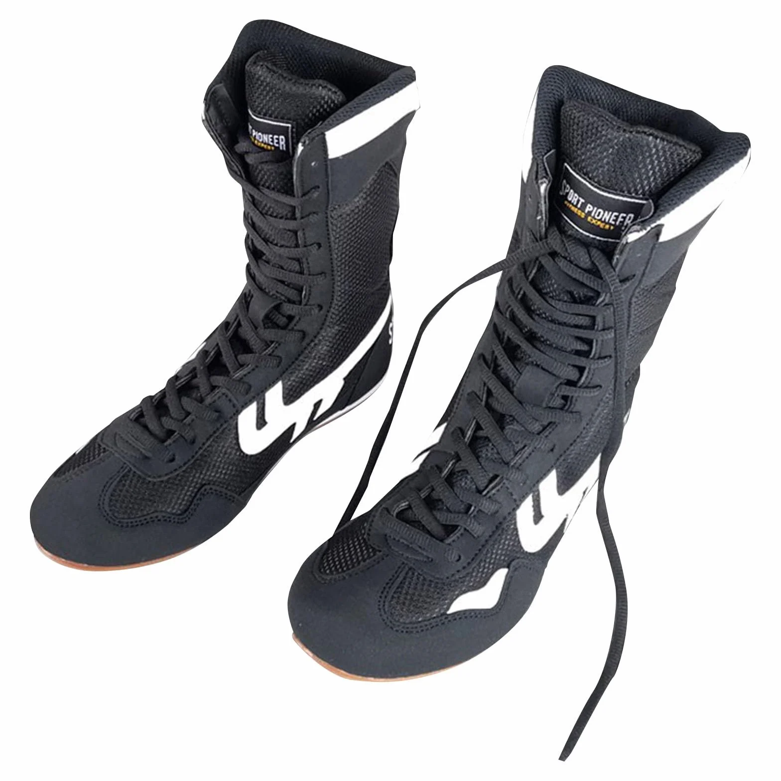 Scarpe da boxe High Top Training Wrestling Scarpe Stivali Lunghi Scarpe da Boxe Gara Formazione Sneaker Uomo 9