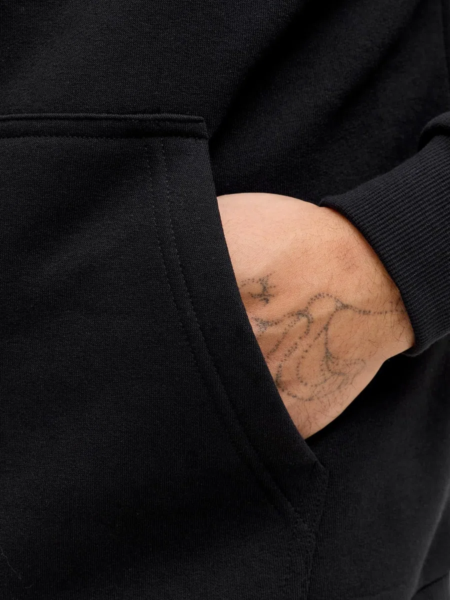 JACK & JONES Hoodie Plain Hoodie
