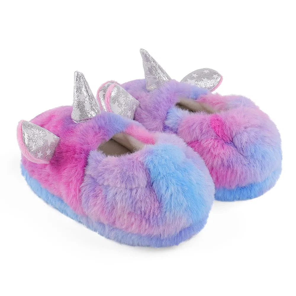MASOCIO Pantofole per Bambini Peluche Animali Scarpe Ciabatte Chiuse da Casa Antiscivolo