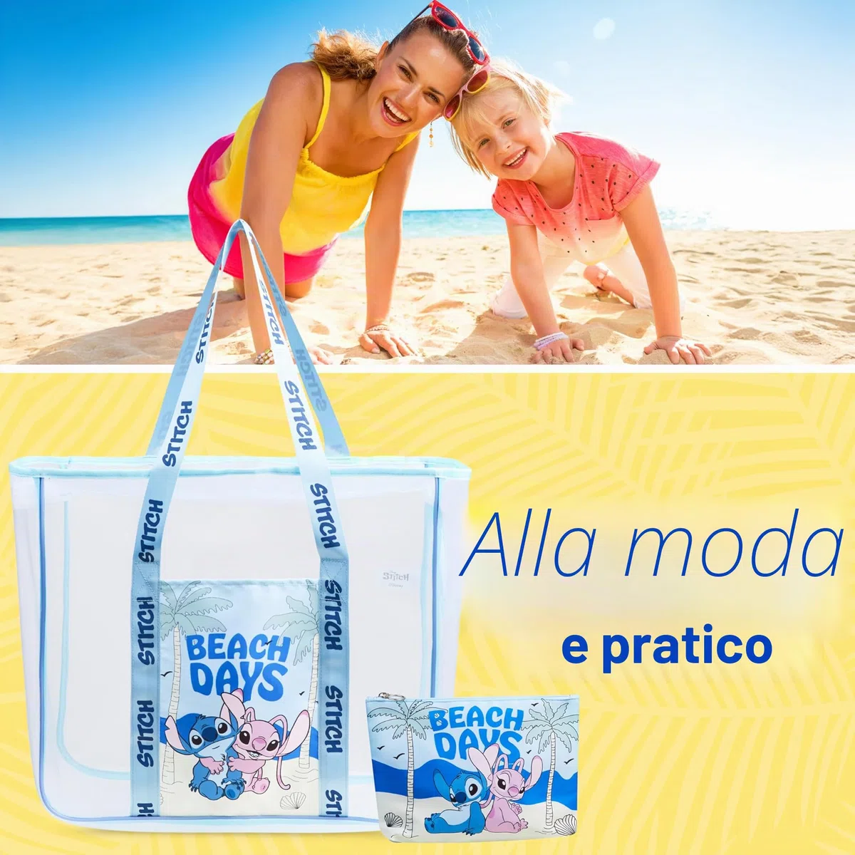 Get Trend Borsa Donna Borsone da Viaggio Ragazza Tote Bag con Piccola Custodia Borsa da Viaggio Palestra Borsa Mare con Zip