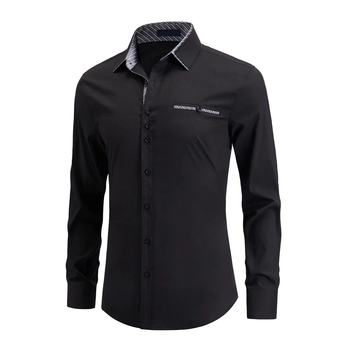 Enlision Camicie da Uomo Casual Camicia Elegante Maniche Lunghe Camicie Regolare Classiche Formal Camicia