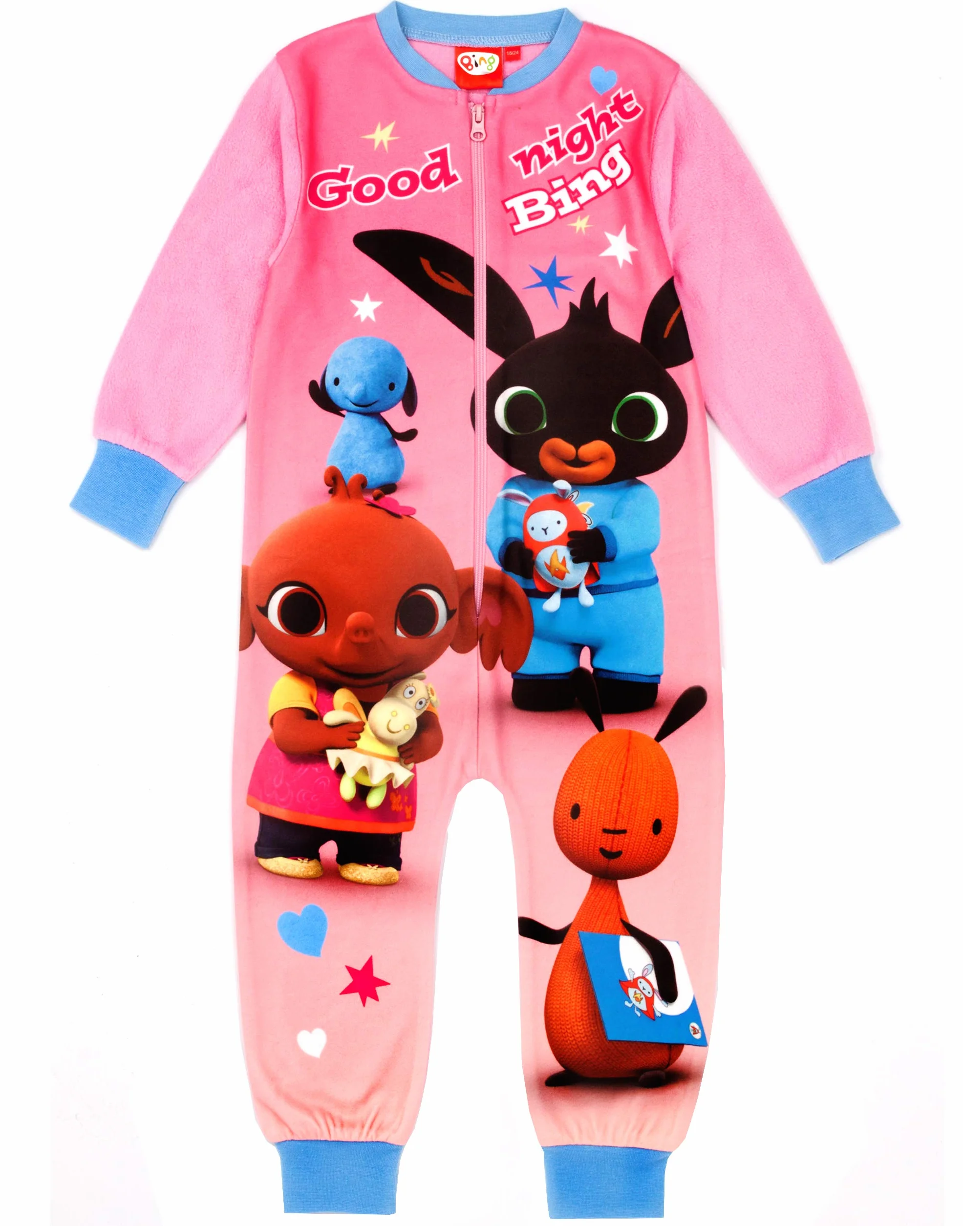 Bing CBeebies Bunny And Friends Good Night Tutina Ragazze Character