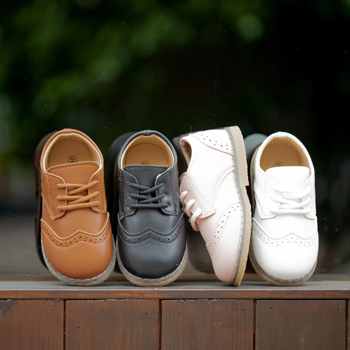 CENCIRILY Scarpe Oxford per bambini, con lacci, suola antiscivolo, mocassini bassi per bambini, scarpe classiche per uniforme scolastica