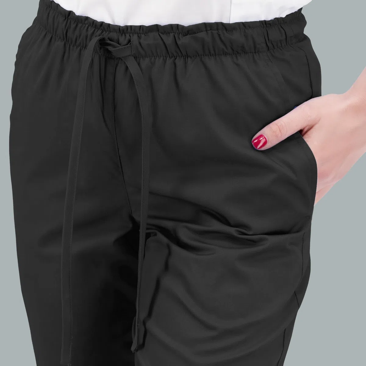 PALLTEX Carlo Pantaloni da Cuoco Uomo Con Coulisse e Taglia Elastica EN 1368