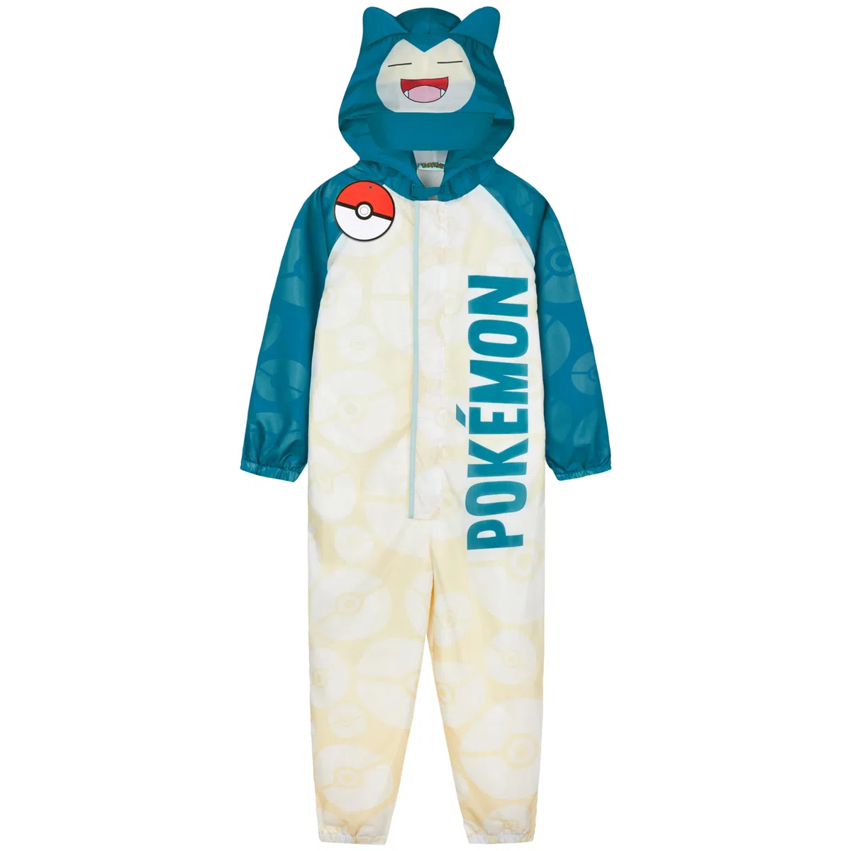 Get Trend Tuta Antipioggia Bambino con Cappuccio, Calda Fodera in Pile, Tuta Impermeabile Completo Regalo Ragazzo