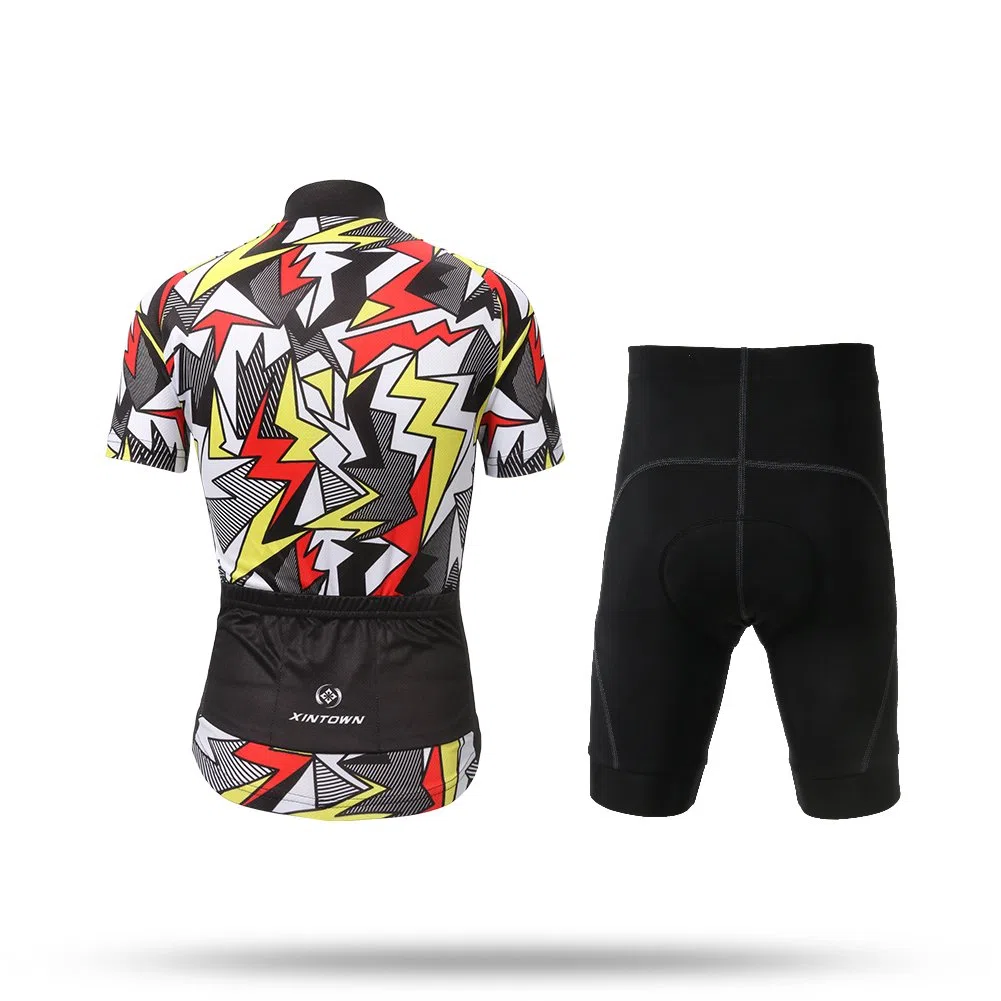 Unisex Bambino/Bambina Sportiva Maglia e Pantaloncino Shorts Ciclismo Bicicletta