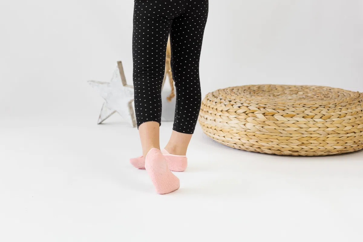 Melankoli Calzini antiscivolo per bambine, 6-8 anni, per pilates, yoga, danza, balletto