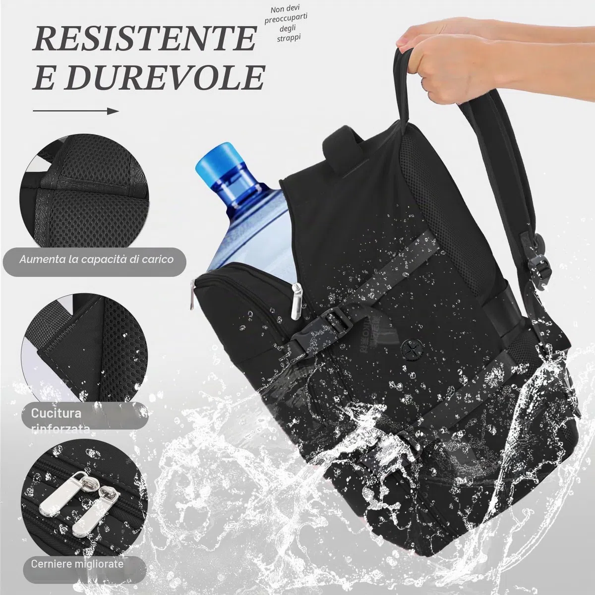 xlodea Zaino Ryanair 40x30x20 Bagaglio a Mano Zaino da Viaggio Aereo Borse da Cabina 40x30x20 per Voli Zaino Donna Uomo con Custodia per trolley