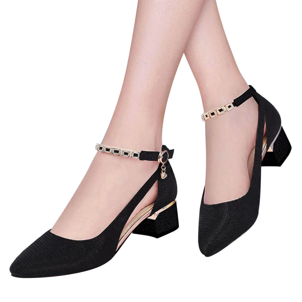 Scarpe Tacco Basso Donna Estivi Eleganti Decollete Comode Ballerine Slip on Primavera Sandali Chiusi Davanti Offerta Kitten Heels Casual Mocassino Slingback Leggero Scarpe da Ufficio Scarpe da Festa