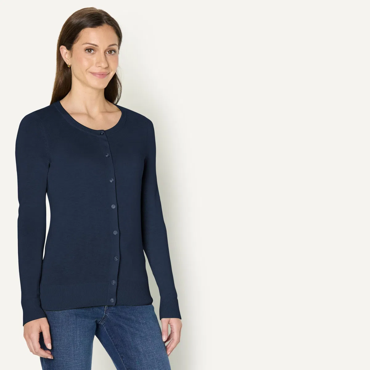 Amazon Essentials Cardigan Girocollo Leggero (Taglie Forti Disponibili) Donna