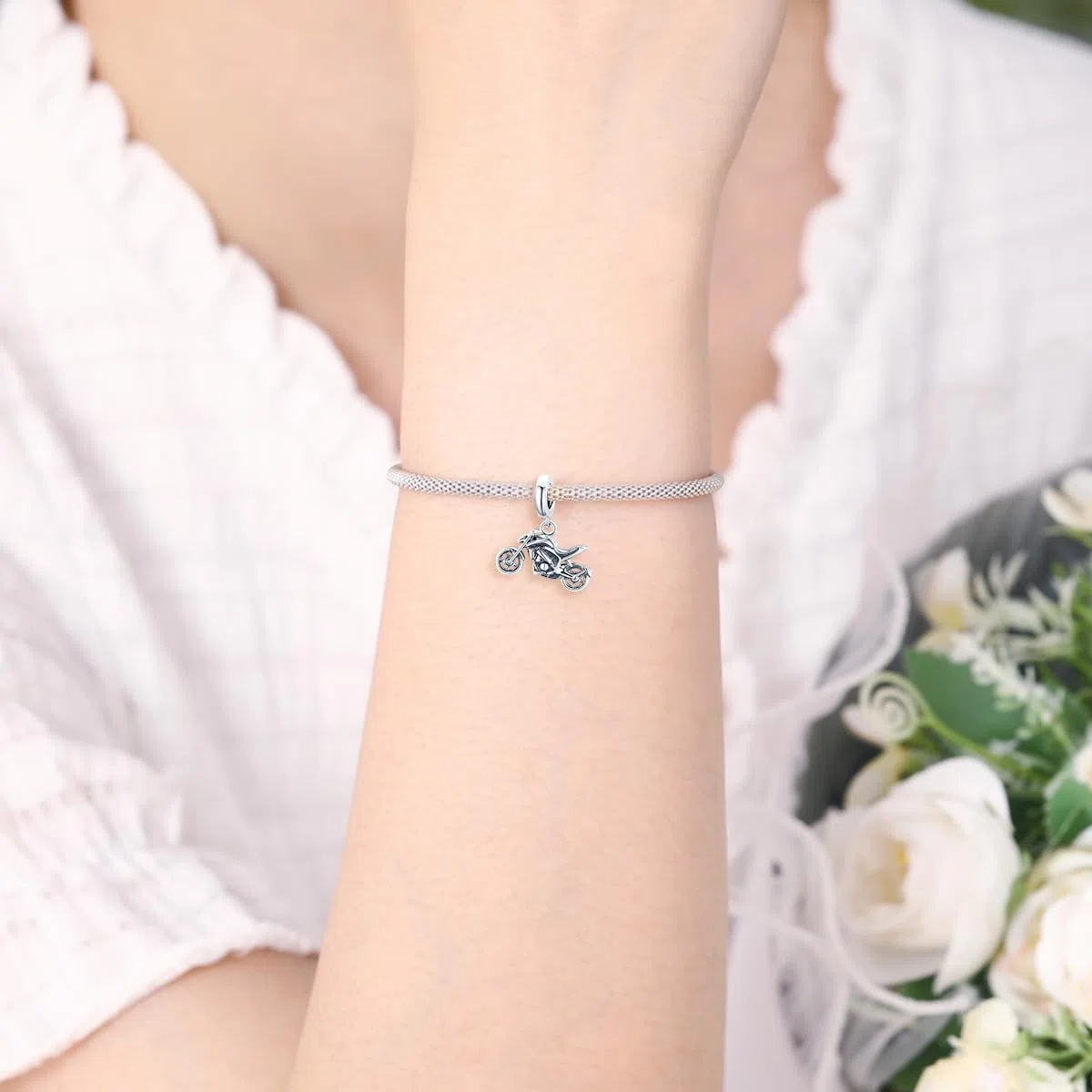 Charm Argento 925 Sterling Ciondolo Pendenti Charms per Bracciali e Collane, Regalo Donna per Compleanno Gioielleria