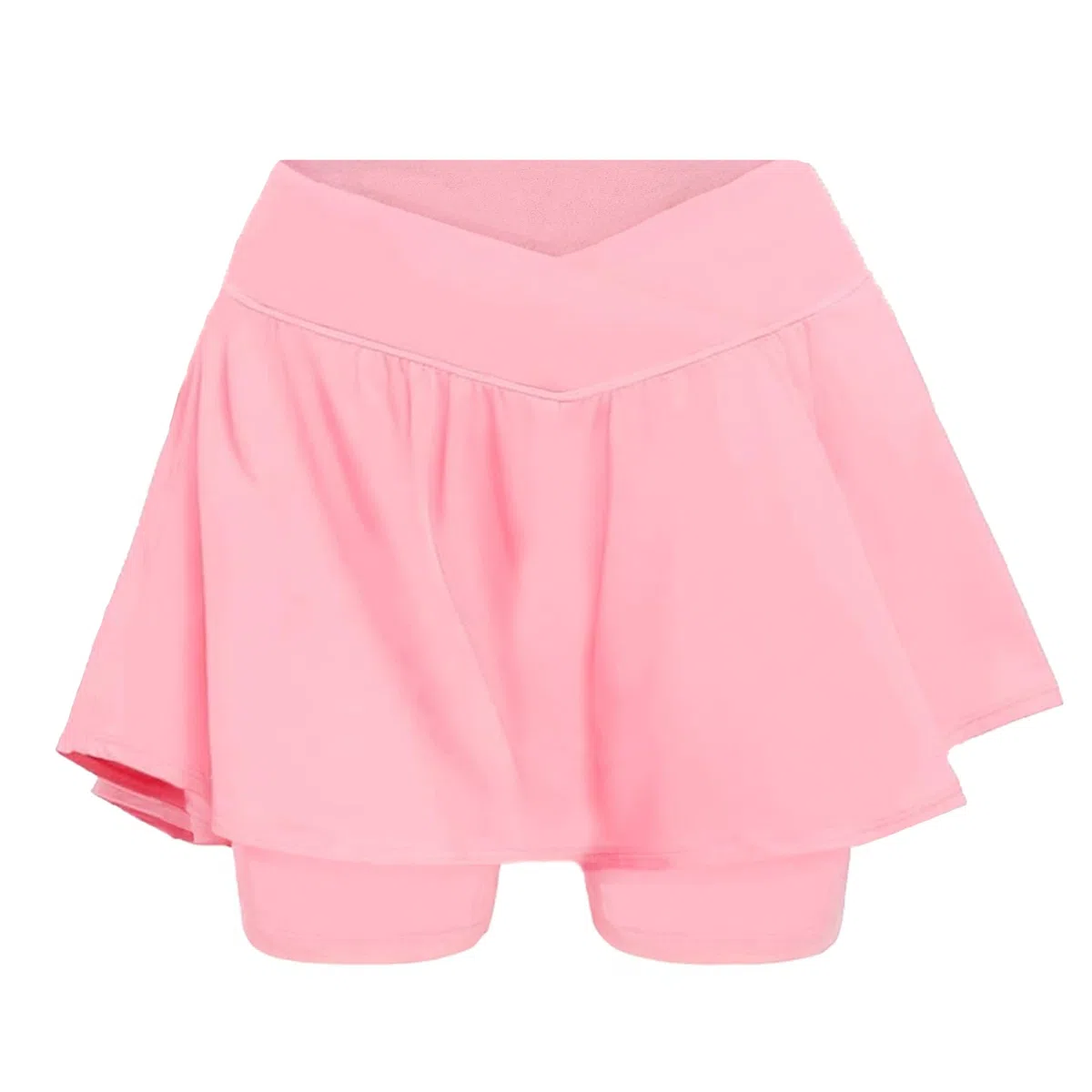 Set di 2 pezzi da allenamento per ragazze, set di reggiseni e gonne con tasche e pantaloncini