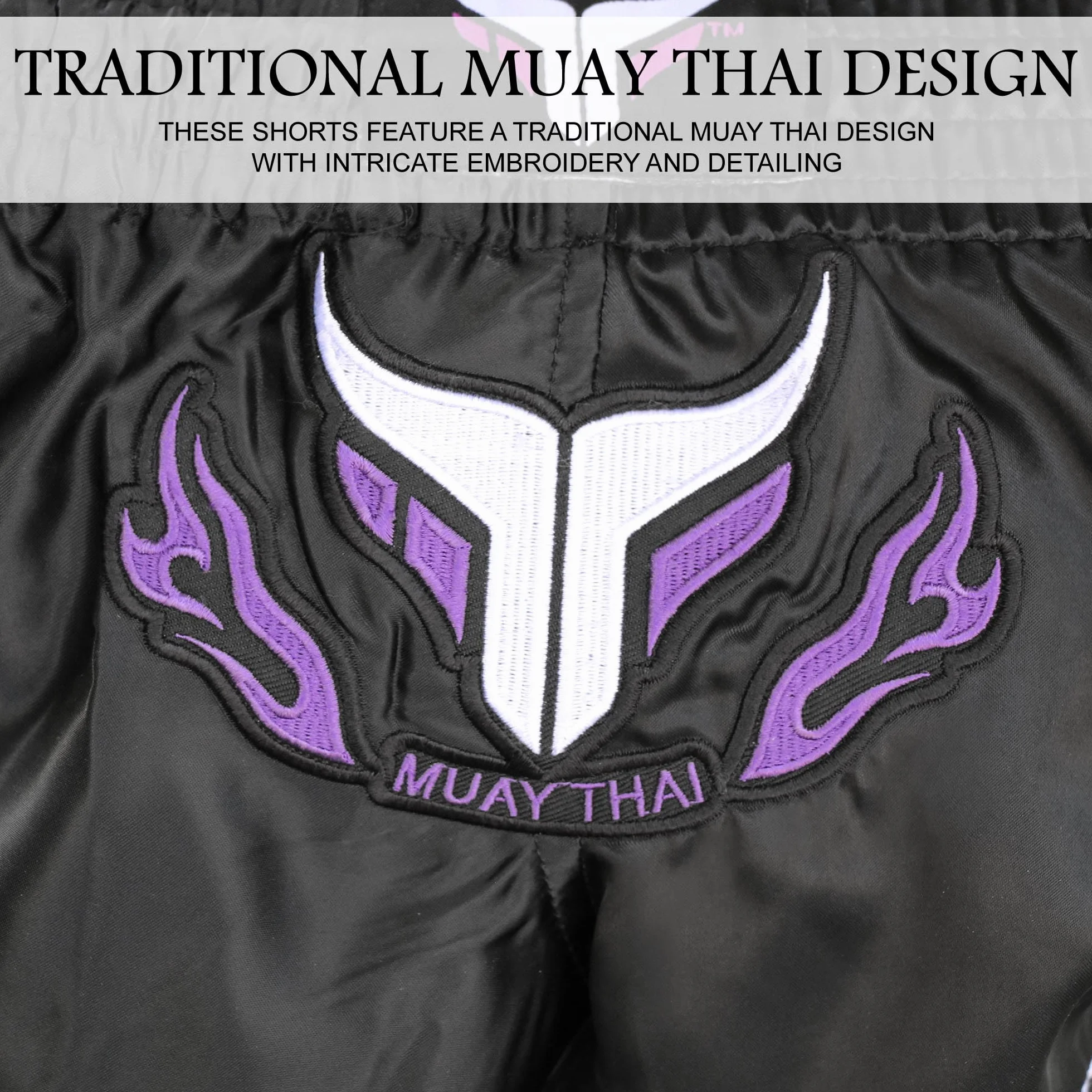 Mytra Fusion Pantaloncini Muay Thai da Donna – vestibilità Slim, Lunghezza Corta, Pantaloncini da Gabbia per Donna, MMA, Kickboxing, Allenamento, Lotta e Arti Marziali