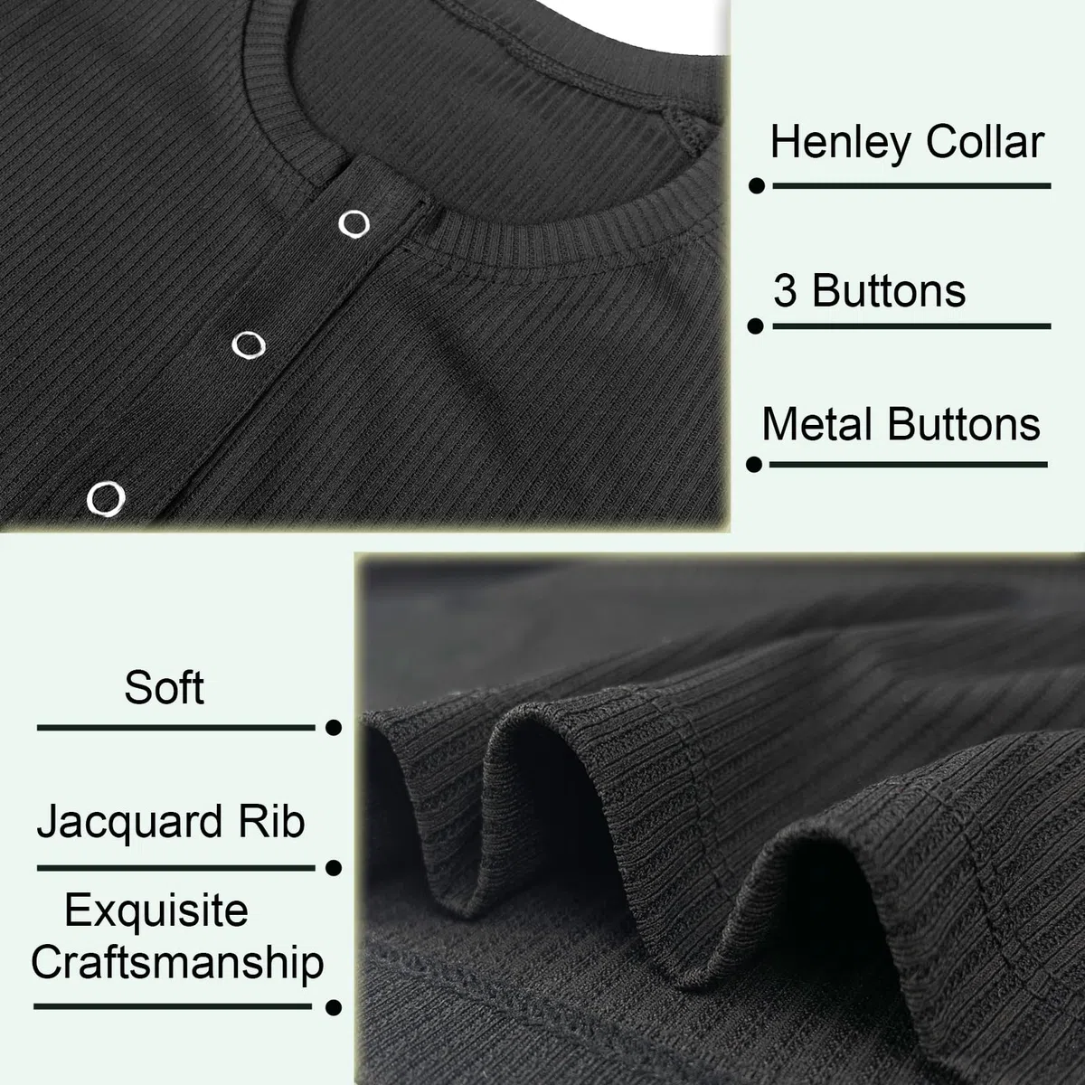 Muscle Cmdr Maglietta Uomo,Magliette Uomo Manica Corta e Lunghe, Casual Slim Fit Henley Maglietta