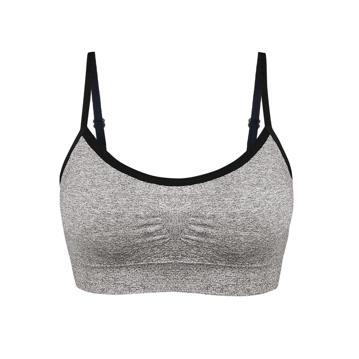 SHEKINI Reggiseno Sportivo Senza Ferretto Canotta Donna con Imbottita Rimovibili con Spalline Regolabili Senza Cuciture Pack 3 Pezzi Yoga Running