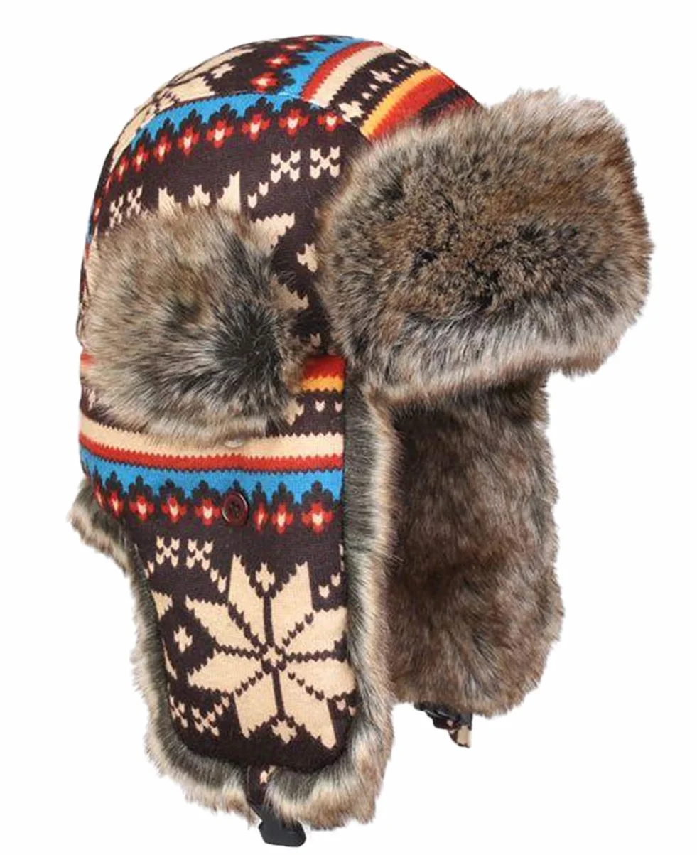 Insun Cappello da Aviatore Berretto Antivento Invernale Cappelli Russo per Adulti e Bambini