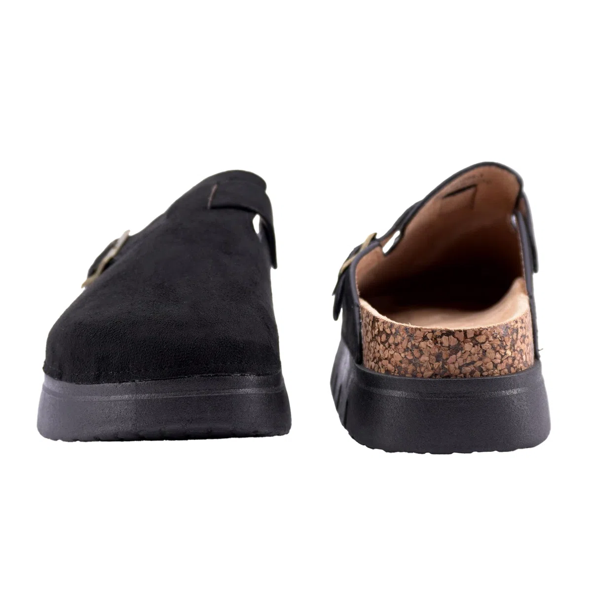 JOMIX Sabot Donna Invernali Ciabatte Chiuse in Pelle Scamosciata Pantofole Eleganti