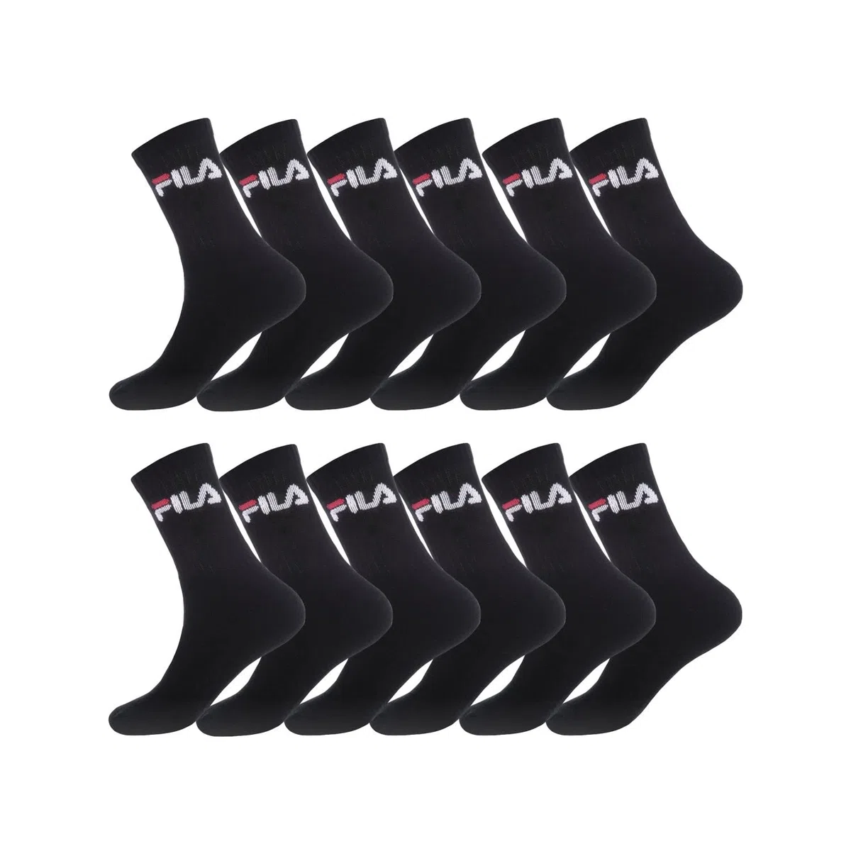 Fila Fila Chaussettes Fila/Am/Tnx12 Calze Sportive Uomo (Pacco da 12)