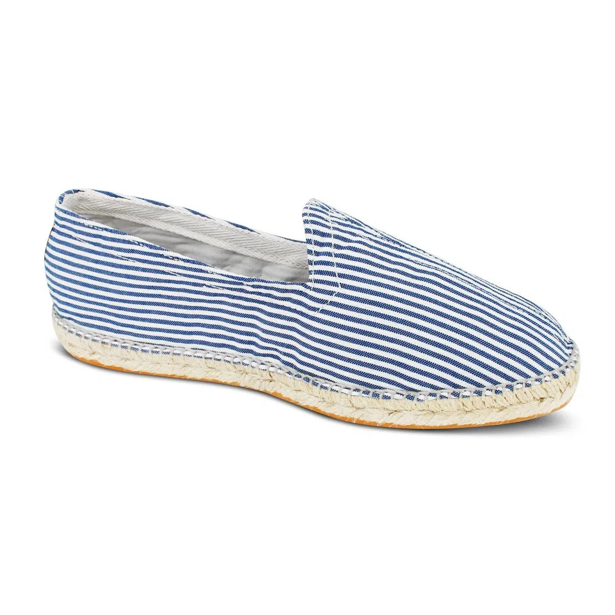 weltenmann Corralejo – Espadrillas Slip-on a Colore a Strisce Strette in Cotone con Borsa di Stoffa, 41-46, Handmade in Spain