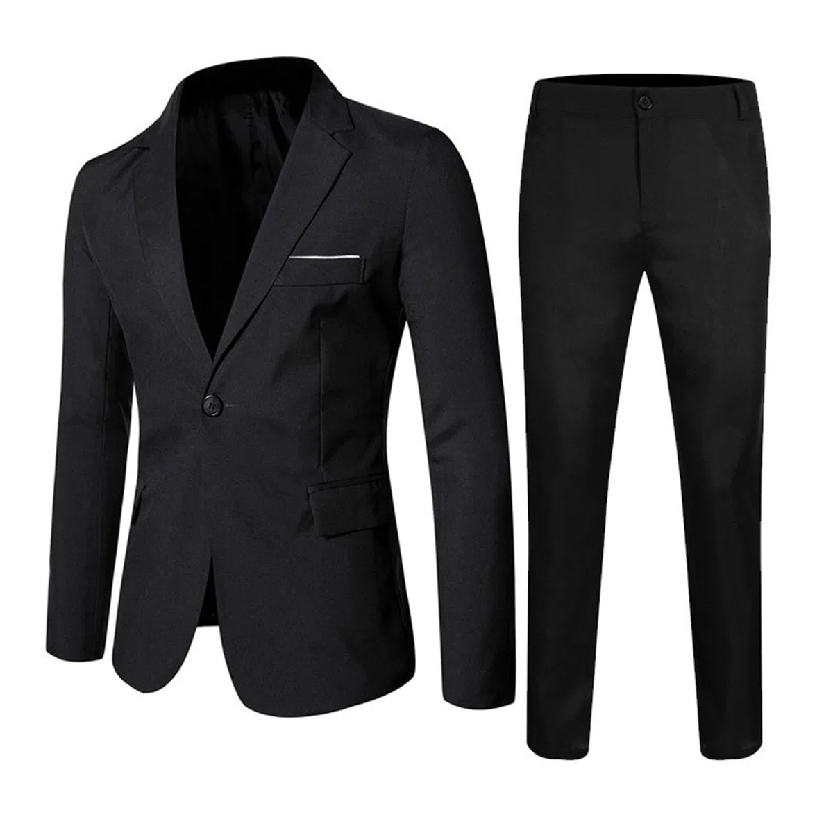 Abito Completo da Ragazzo Slim Fit 2 Pezzi Abiti da Cerimonia Bambino Abbigliamento Gentleman Cerimonia Matrimonio Festa Costume 10-18 Anni