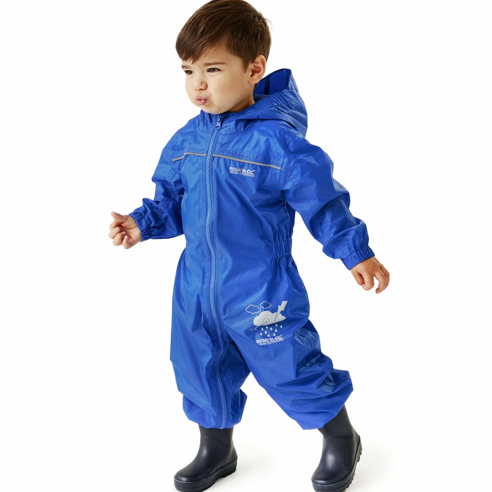 Regatta Puddle IV Tuta Integrale Impermeabile Unisex - Bambini e ragazzi