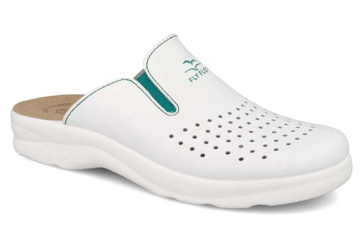 Fly Flot Marsala, Ciabatte Donna In Microfibra, Con Velcro Regolabile, Motivo Floreale E Fiore, Sottopiede In Pelle Sandali a ciabattaDonna