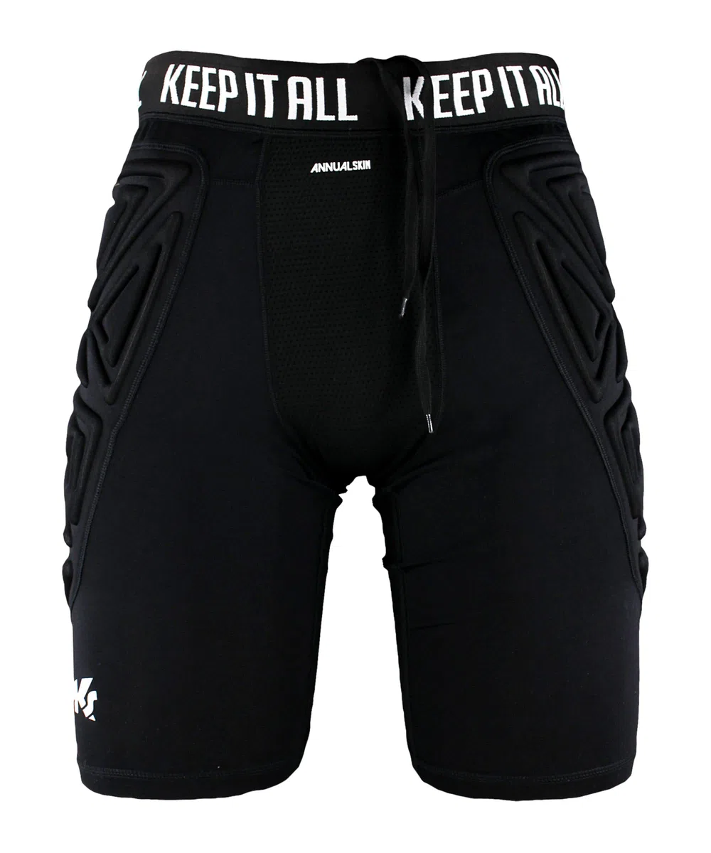KEEPERsport Undershort PowerPadded - Pantaloni da portiere da calcio