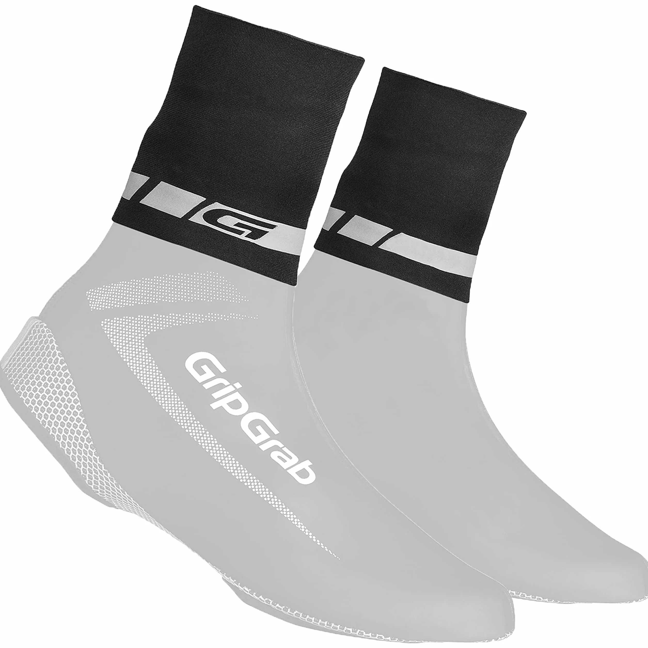 GripGrab CyclinGaiter Hi-Vis Guarnizione Copriscarpe Ciclismo Impermeabile Sovrascarpe MTB Shoe Cover Bici da Corsa