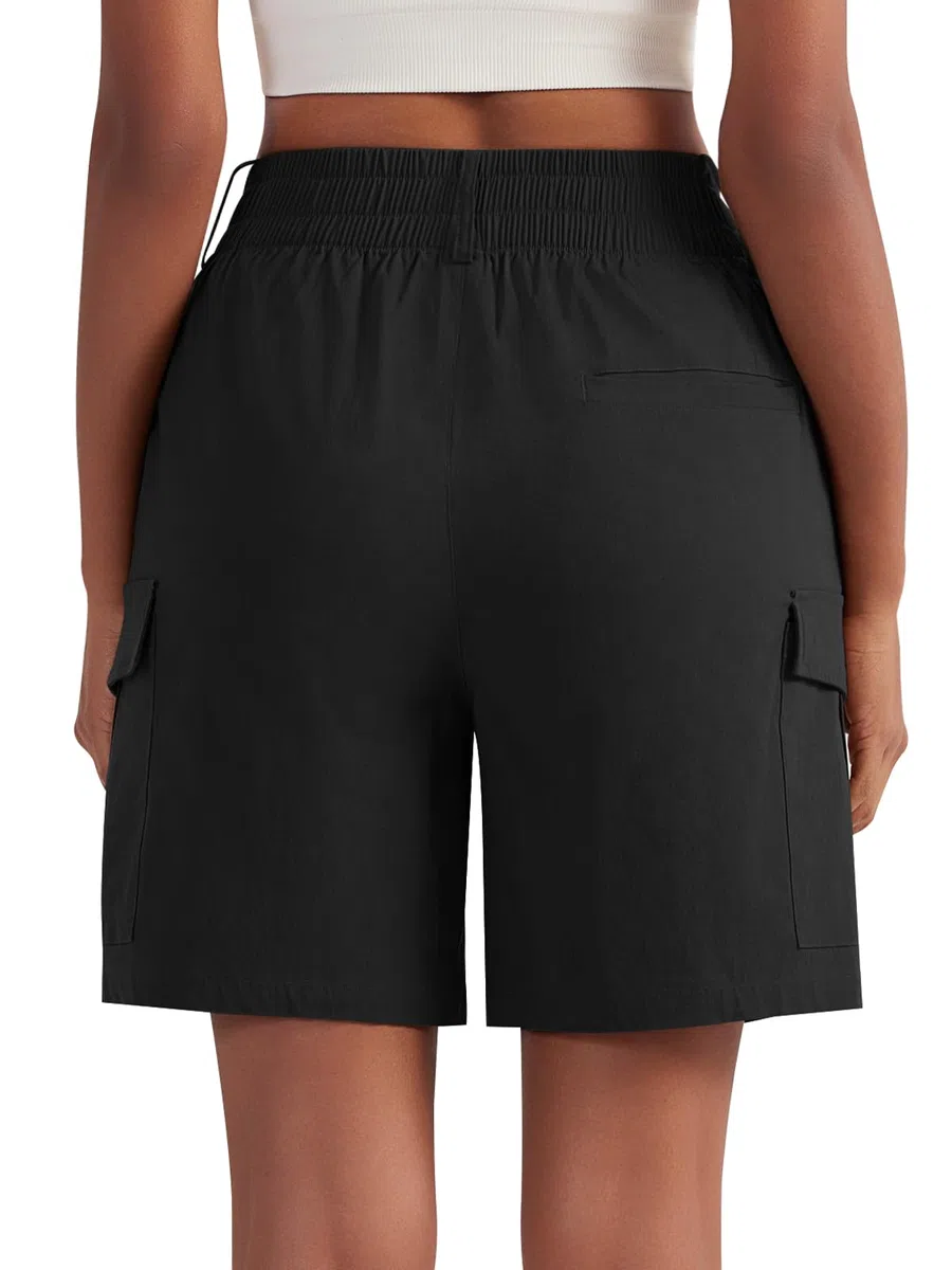 VUTRU Bermuda da donna, pantaloncini sportivi corti, estivi, da donna, eleganti, perfetti per trekking, outdoor, hiking, running