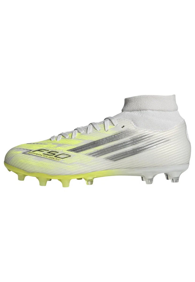 adidas Women Scarpa da Calcio F50 SPARKFUSION League Mid-Cut per Terreni Naturali compatti/superfici in Erba Artificiale da Donna