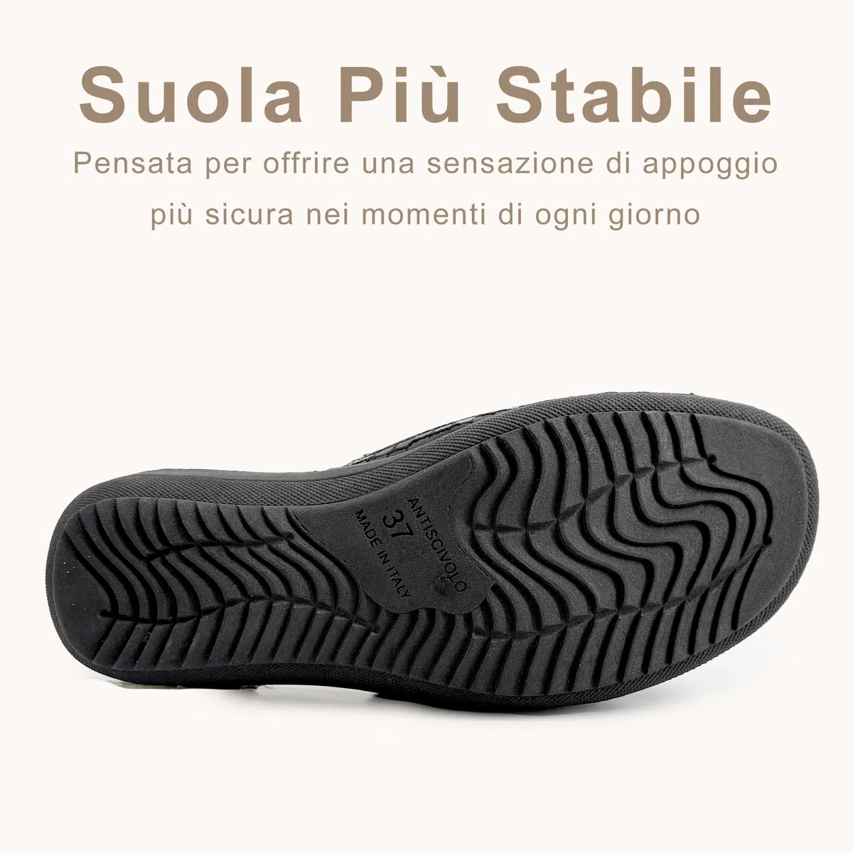 JOMIX Ciabatte Donna Estive con Zeppa 4,8 cm Pantofole da Casa con Strappo Comfort Memory Made in Italy Fascia Regolabile Suola Antiscivolo Punta Aperta Eleganti con Fiore