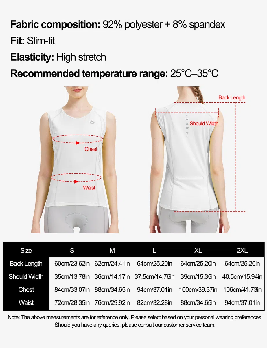 INBIKE Maglia Ciclismo Donna Senza Maniche Canotta Ciclismo Maglia MTB Traspirante Asciugatura Rapida Assorbente dal Sudore per Bici Corsa Yoga Fitness