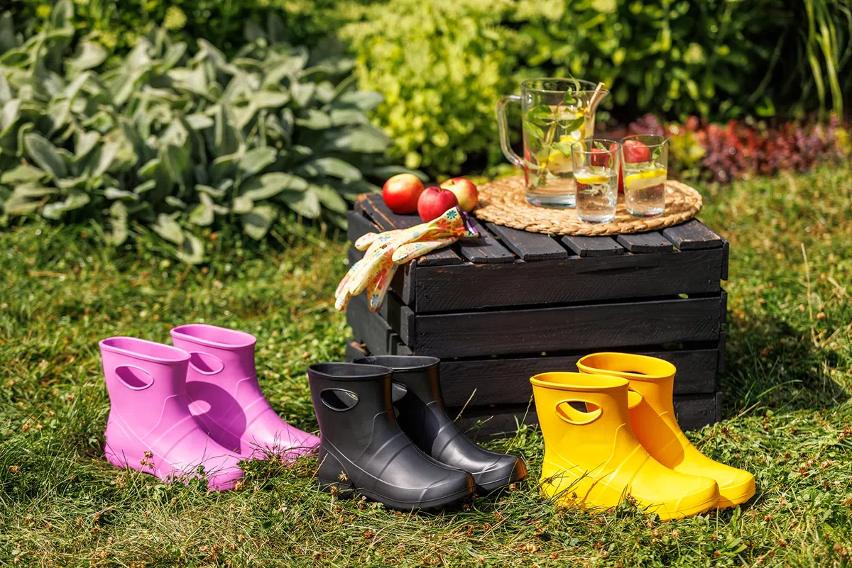 BeComfy Unisex Donna Uomo Stivali in EVA da Giardino 36-46 EU