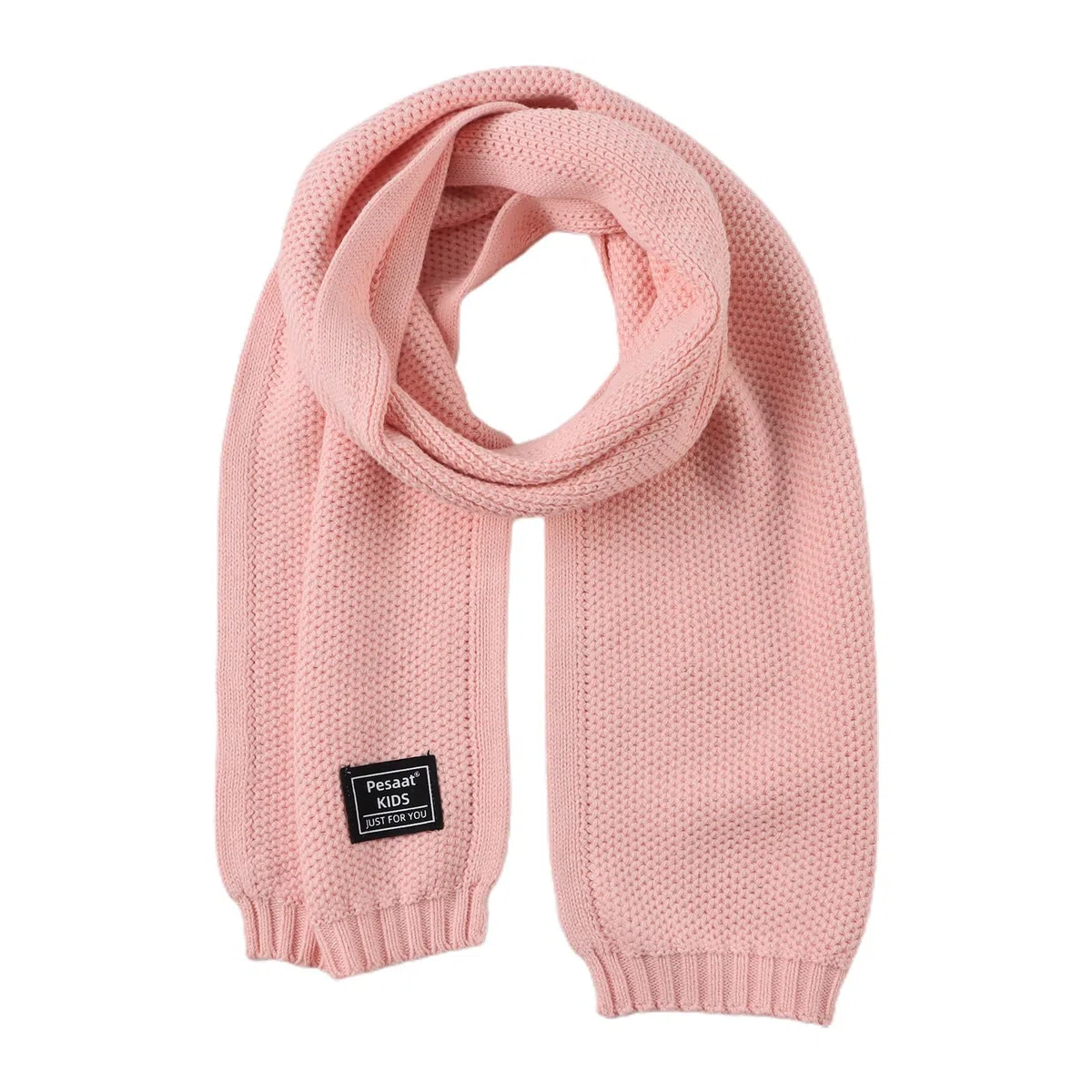 Pesaat Bambini Inverno Maglia Sciarpa Solido Caldo Collo Scaldacollo Bambino Morbido Lungo Sciarpe per Ragazzi Ragazze Collo Collo Ordito Autunno