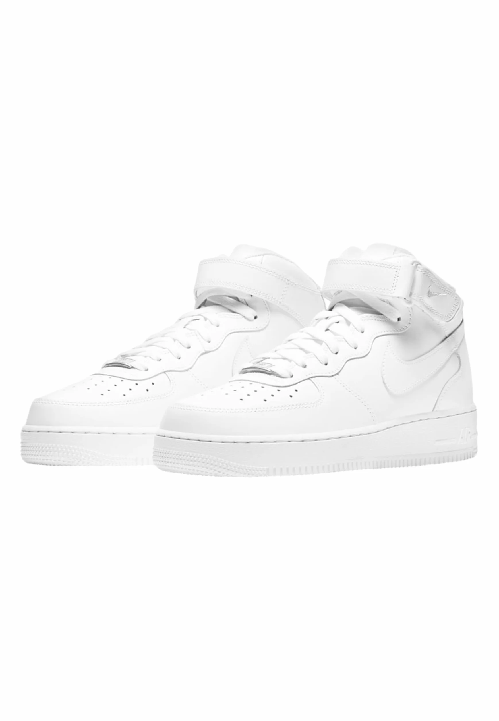 Nike CW2289-111 Air Force 1 Mid '07 Uomo, White/White EU 40