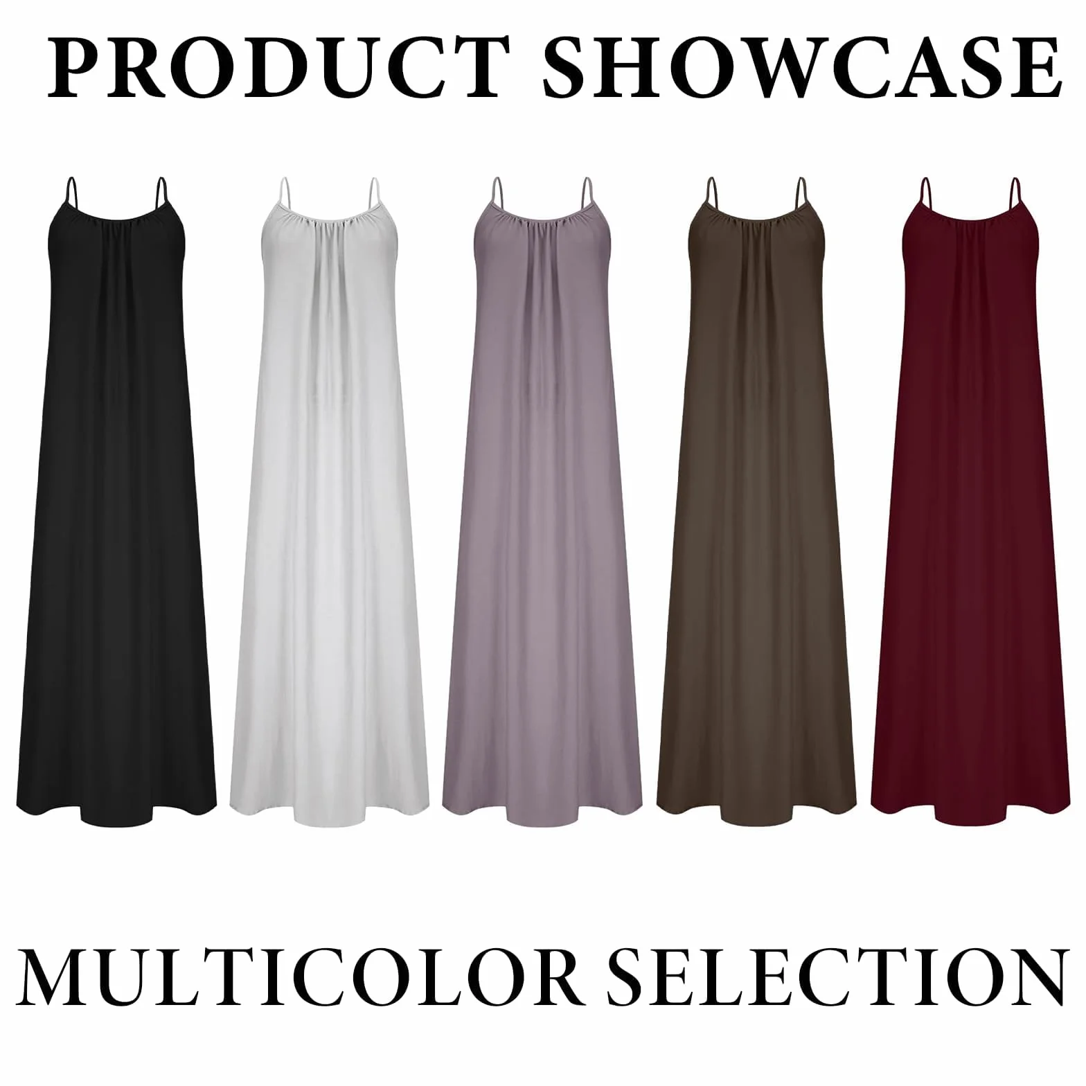nnOuOnn Abito da donna senza schienale estivo 2026 senza maniche lungo maxi casual prendisole da donna Flowy Open Back Lounge abiti per vacanze spiaggia casa tinta unita