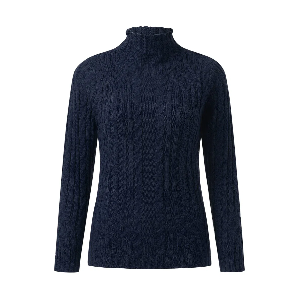 Felpa da donna con collo a lupetto camicetta di base top dolcevita maglione da donna invernale in lana lavorata a maglia inferiore femminile a maniche lunghe pullover allentato spesso per allenamento