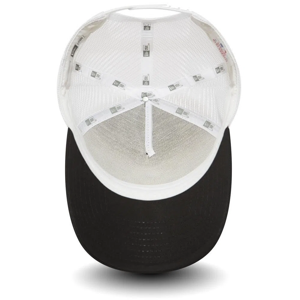 New Era York Yankees Cappello da Camionista A-Frame - Clean - Scarlatto/Bianco