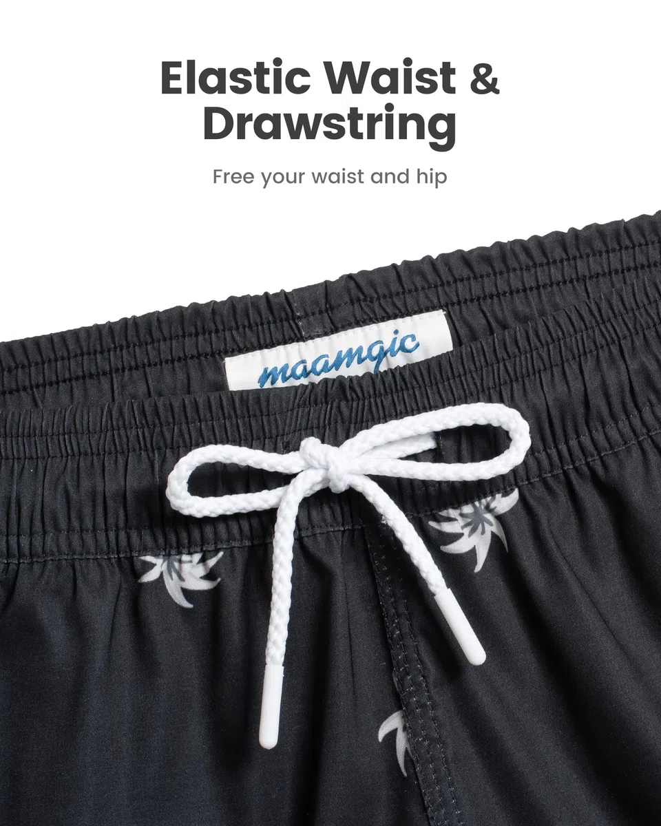 maamgic Pantaloncini da Bagno da Donna Pantaloncini da Donna con Tasca in Rete Hotpants ad Asciugatura Rapida Pantaloncini Sportivi Traspiranti