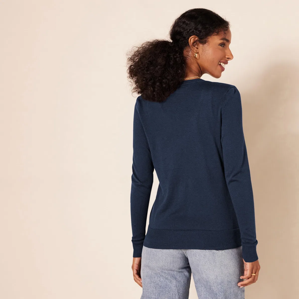 Amazon Essentials Cardigan Girocollo Leggero (Taglie Forti Disponibili) Donna